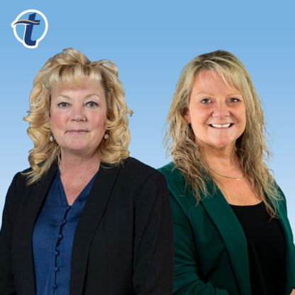 Headshots of Kelly Crone and Gina Kapusta.